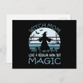 魔女の母親は普通の母親に似ているが魔法 ポストカード (正面/裏面)