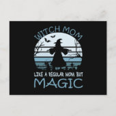 魔女の母親は普通の母親に似ているが魔法 ポストカード (正面)