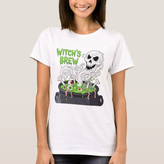 魔女の毒薬の鍋 Tシャツ (正面)