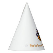 魔女の毛皮の民兵ハロウィン不気味- パーティーハット (左)