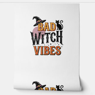 魔女の気配 レトロ ハロウィン Tシャツ デザイン 1 壁紙