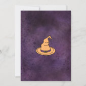 魔女の水彩ハロウィーンバチェロレッテパーティー 招待状 (裏面)