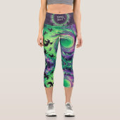 魔女の渦巻き:魅惑的な高い腰のカプリス カプリレギンス (正面)