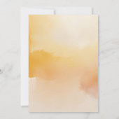 魔女の猫と秋のカボチャ ハロウィン 招待状 (裏面)