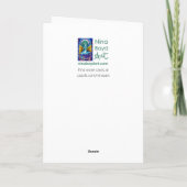 魔女の猫グリーティングカード カード (裏面)