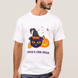 魔女の猫ファミリア・ハロウィン Tシャツ