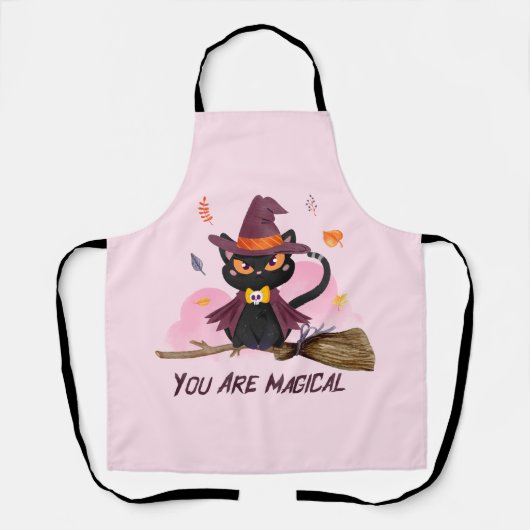 魔女の猫 エプロン (正面)