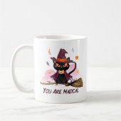 魔女の猫 コーヒーマグカップ (左)