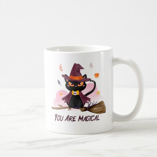 魔女の猫 コーヒーマグカップ (右)