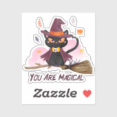 魔女の猫 シール (シート)