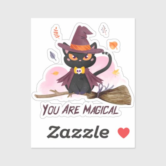 魔女の猫 シール (シート)