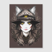 魔女の猫 ハロウィン クリープィ キュートな肖像 (正面)