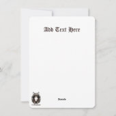 魔女の猫 ハロウィン クリープィ キュートな肖像 シーズンカード (裏面)