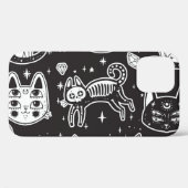 魔女の猫:ヴィンテージ隔離イラストレーション Case-Mate iPhoneケース (裏面 (横))