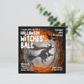 魔女の玉 Halloween パーティー招待状 招待状 (スタンド正面)