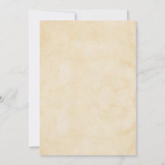 魔女の男の子と女の子ハロウィーンの衣装パーティー 招待状 (裏面)