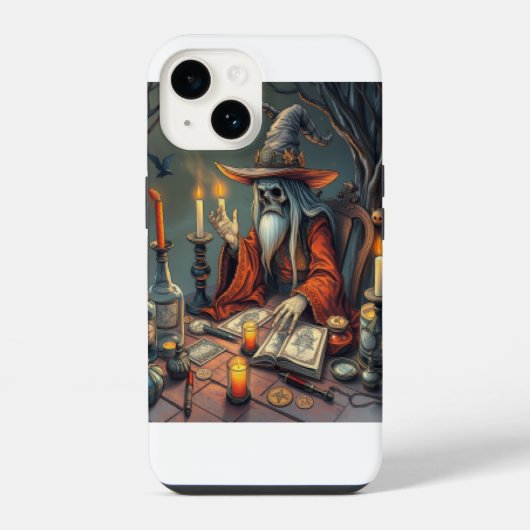 魔女の男 iPhoneケース (裏面)
