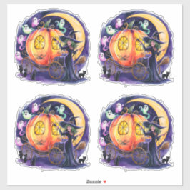 魔女の真夜中の乗り物 シール