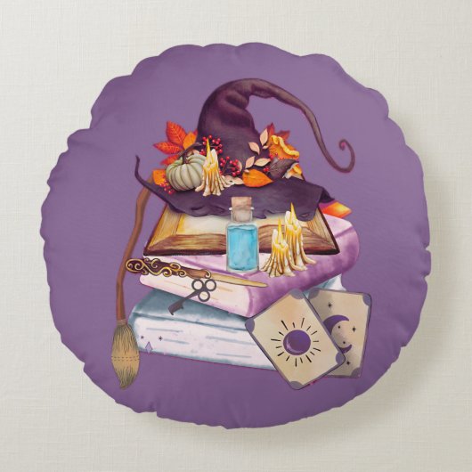 魔女の祭壇 ラウンドクッション (正面)