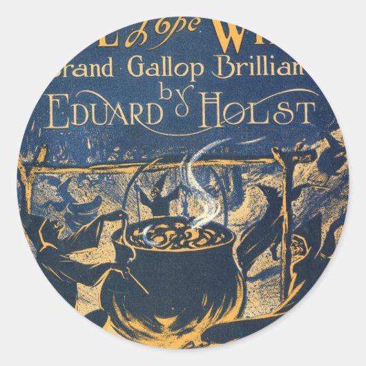 魔女の群れ ラウンドシール (正面)