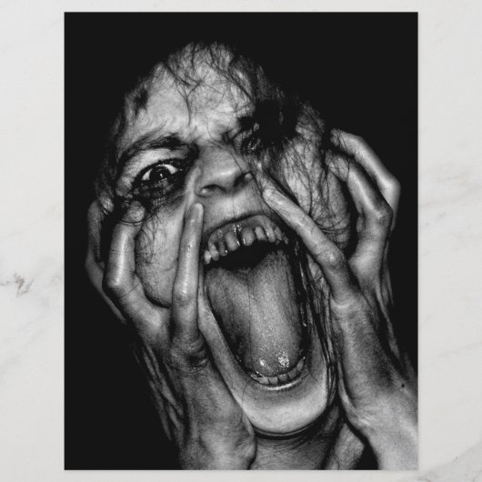 魔女の老婆 カスタマイズ可能 チラシ (正面)