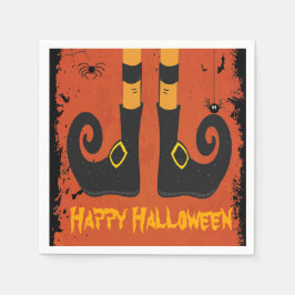 魔女の脚ハロウィーン スタンダードカクテルナプキン