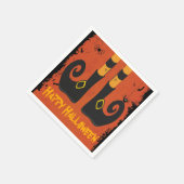 魔女の脚ハロウィーン スタンダードカクテルナプキン (角)