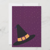 魔女の脚ハロウィーン 招待状 (裏面)