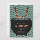 魔女の脚ハロウィーン 招待状 (正面)