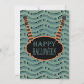 魔女の脚ハロウィーン 招待状 (裏面)