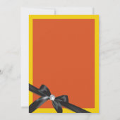 魔女の脚ハロウィーン 招待状 (裏面)