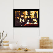 魔女の茶パーティー – 色 ポスター (キッチン)