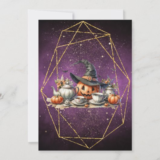 魔女の茶会 招待状 (裏面)