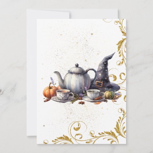 魔女の茶 招待状 (裏面)