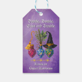 魔女の薬品ラベル - ハロウィン霊薬パーティー ギフトタグ