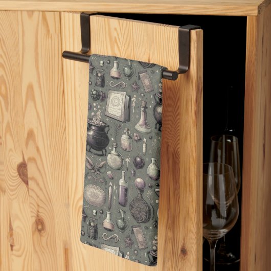 魔女の薬屋 キッチンタオル (三つ折り)