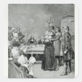 魔女の裁判 スクエアシール (正面)