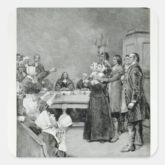 魔女の裁判 スクエアシール (正面)