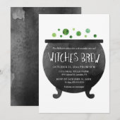 魔女の調合 ハロウィンパーティー 招待状 (正面/裏面)