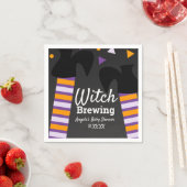 魔女の足 ハロウィン ベビーシャワーパーティー コスチューム スタンダードカクテルナプキン (インサイチュ)