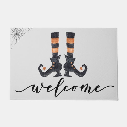 魔女の足 ハロウィン ホリデー 玄関マット (正面)