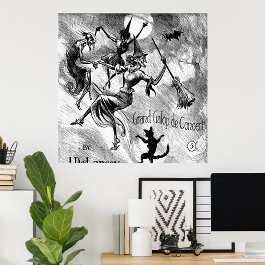 魔女の踊り ポスター (ホームオフィス)