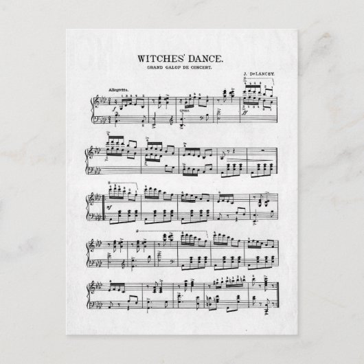 魔女の踊り ポストカード (正面)