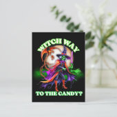 魔女の道でキャンディハロウィーン シーズンポストカード (スタンド正面)