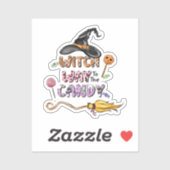 魔女の道でキャンディ シール (シート)