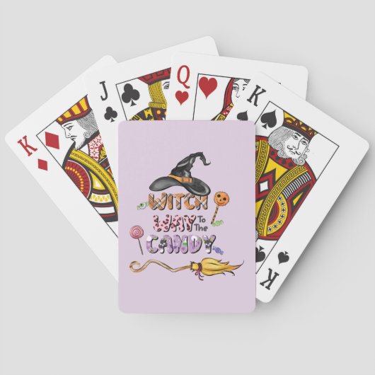 魔女の道でキャンディ トランプ (裏面)