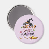 魔女の道でキャンディ マグネット (正面/裏面)