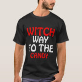 魔女の道でキャンディ Tシャツ (正面)
