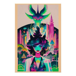 魔女の道で市公園へ？ケンゲージファンタジー ポスター