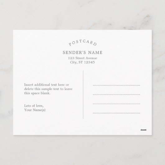 魔女の道へパーティーハロウィーン招待状はがき シーズンポストカード (裏面)